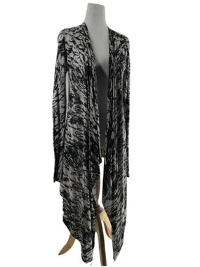 Line the label cardigan modal cashmere open front light weight layering sz sm